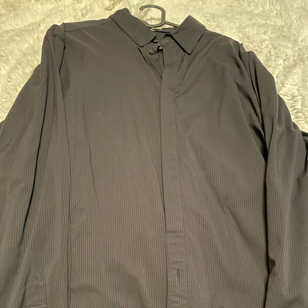 Good Condition Black Lulu Lemon Button Down.